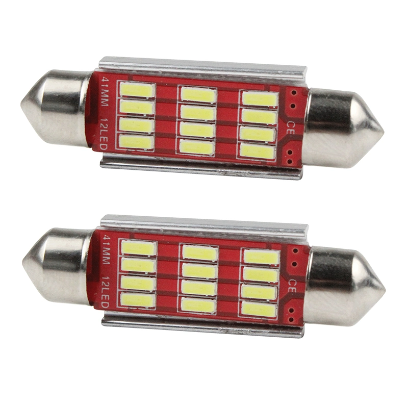 41mm Festoon Canbus 4014 12SMD C5w LED Reading Light for Car