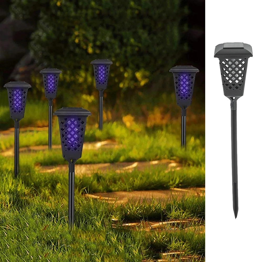 Yichen Solar Power Flame Flicker LED Lawn Light Waterproof Garden Light for Courtyard Lighting