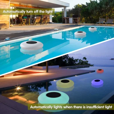 Solar RGB Decoration Lamp LED Pond Swimming Pool Floating Light