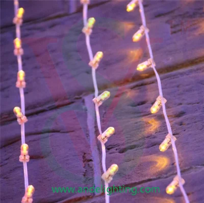 12V Highly Waterproof LED Clip String Light in PVC Material for Tree Decoration