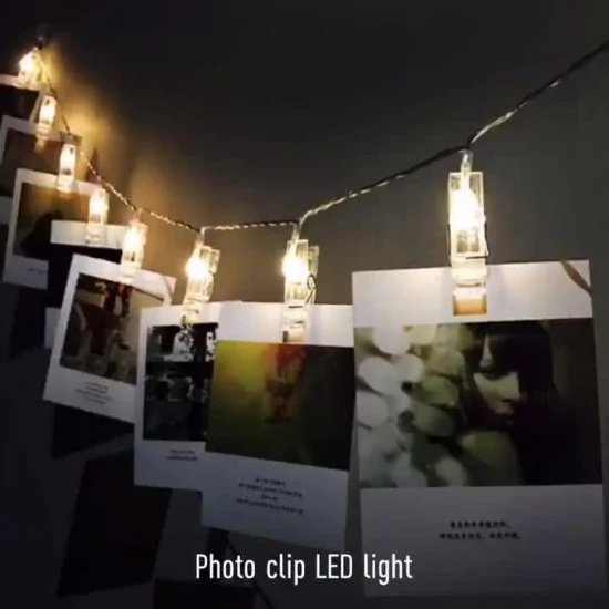 3m 20lights Home Indoor Christmas Warm White Multi-Color Photos Clip Birthday Holidays LED String Light